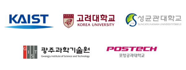 2019년부터 국책 인공지능대학원을 시작한 대학들. /THE AI