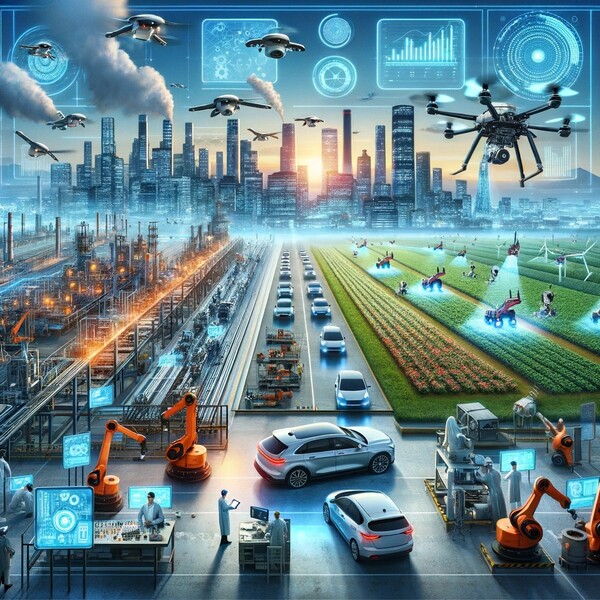 AI가 전 산업 분야에 확산하면서 이제 올바른 성공 사례를 만드는 것이 중요하다는 의견이 나왔다. /GPT-4로 만든 이미지