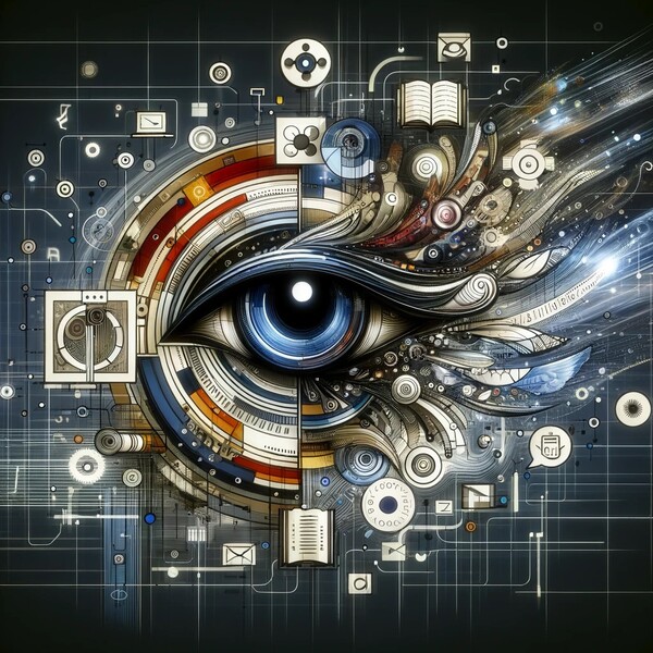 비전과 언어를 결합한 AI가 본격 상용화되는 모습이다. /GPT-4로 만든 이미지.