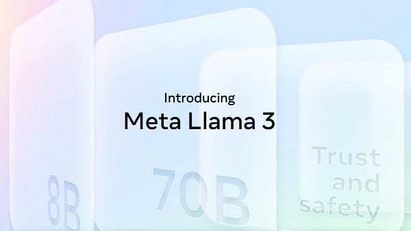 메타가 라마3를  80억개(8B)와 700억개(70B) 매개변수 모델로 공개했다. /메타