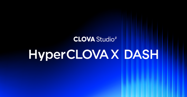 네이버클라우드 클로바 스튜디오에 ‘하이퍼클로바X’ 경량화 버전인 ‘HCX-DASH’를 선보였다. /네이버클라우드