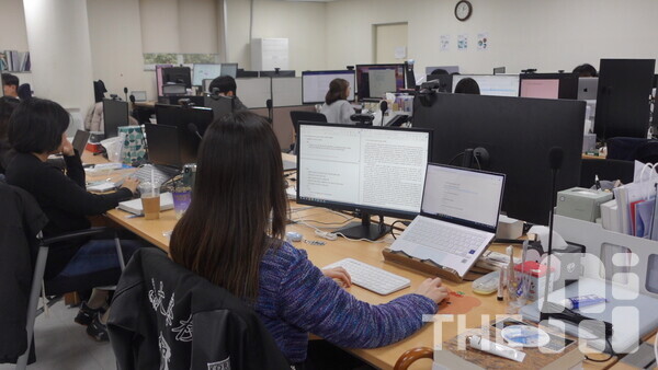 The interior of Korea University's AI Graduate School laboratory. /Reporter Ahyeon GOO