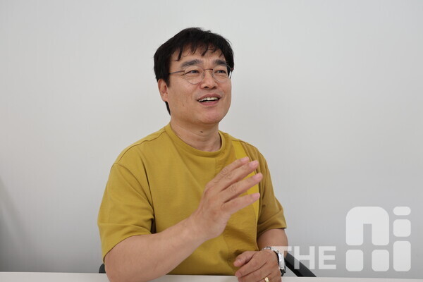 현준우 아이스크림미디어 부사장이 “AI를 활용한 맞춤형 교육이 인구 감소 시대에서 우리나라의 지속 가능성을 좌우하는 핵심 요소가 될 전망”이라고 인구 절벽 시대 모든 학생이 인재가 돼야 한다고 강조했다. /구아현 기자