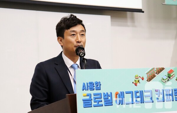 황민수 THE AI 대표는  “정부, 기업, 학계, 농업 종사자들이 함께 손을 맞잡고 상호 협력할 때, 한국 농업의 미래를 열어갈 수 있을 것”이라고 당부했다. /김동원 기자