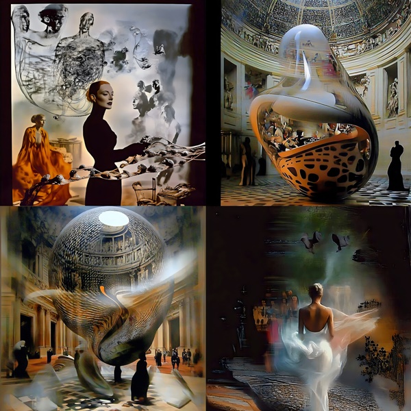 미술관이 말을 건넨, 어느 날, 인공 작가.