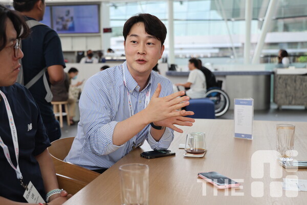 신민철 아이스크림미디어 전략기획실장이 AI 고도화를 위한 데이터 규제 개선이 필요하다고 주장했다. /구아현 기자