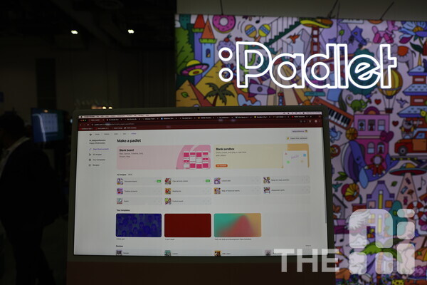 ‘에듀테크 아시아 2024’ 박람회에서 체험한 패들렛 AI 레시피 기능. /구아현 기자