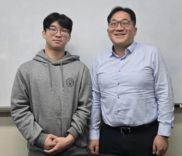 (왼쪽부터 )DGIST 박시영 학생, 연세대 이용민 교수. /연세대