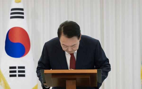 윤석열 대통령이 오전 10시 33분 체포됐다. /대통령실