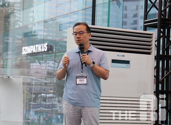 박인규 인하대 AI융합혁신연구센터·융합대학원 센터장은 “물류 분야에 정말 많은 AI 가능성이 있는데 멀티모달 AI로 그 가능성을 하나씩 만들어가겠다”고 밝혔다. /김동원 기자