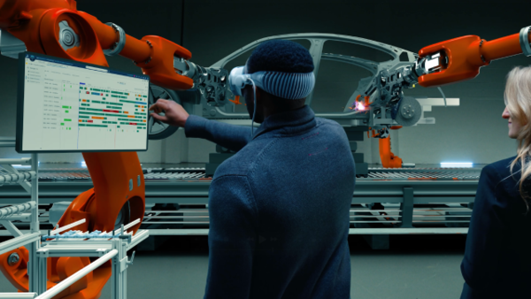 비전 프로와 3D익스피리언스 플랫폼이 통합하면서 가상 물리 공간에서 실시간 시각화와 팀 협업이 가능해질 것으로 기대된다. /다쏘시스템