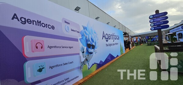 세일즈포스는 MWC 2025에서 에이전트포스의 다양한 기능을 소개했다. /THE AI