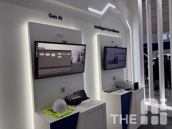 서울 삼성동 코엑스에서 열린 AW 2025에 마련된 어드밴텍 부스 AI 존 /유덕규 기자