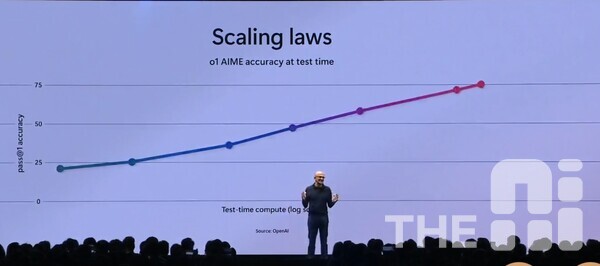 사티아 나델라 CEO는 “기술은 사람과 기관, 커뮤니티를 위한 도구가 돼야 한다”며 “한국의 개발자와 기업들의 적극적인 참여가 앞으로의 AI 혁신을 이끌 것”이라고 말했다. /김동원 기자