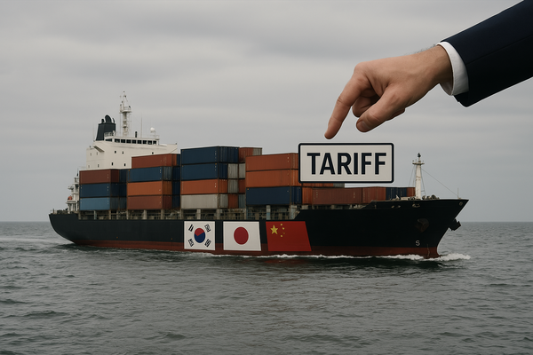 미국 트럼프 정부가 상호 관세 방침을 발표했다. /일러스트=챗GPT 달리