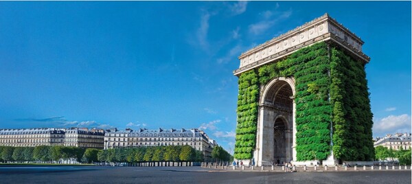 다쏘시스템이 파리 상징 명소를 청정 에너지 공간으로 변모시키는 AR 체험을 선보였다. /다쏘시스템