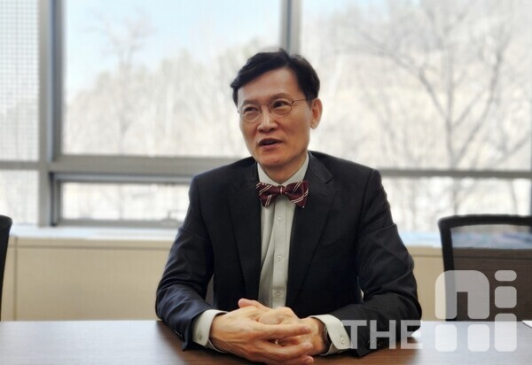 김명주 소장은 AI안전연구소에서는 리스크 맵 작성 등 AI 안전을 위한 노력을 하고 있다고 밝혔다. /김동원 기자