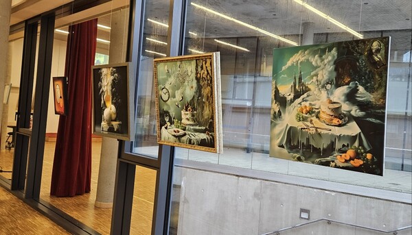 파리 ‘Artists 展 : 미래의 결, 한국성’에 전시된 '음식 변주(FOOD VARIATION Series)’ /혜서늬 작가.