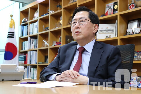 유용원 의원은 “지금이 국방 AI 경쟁력을 높일 골든타임”이라고 강조했다. /유덕규 기자