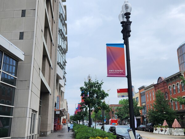 AWS DC 서밋이 열리는  미국 워싱턴 D.C. 월터 E. 워싱턴 컨벤션 센터 풍경. /김동원 기자