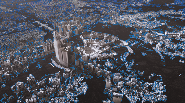 팀네이버의 기술로 구축된 사우디아라비아 메카의 3D 모델링 지도. /네이버