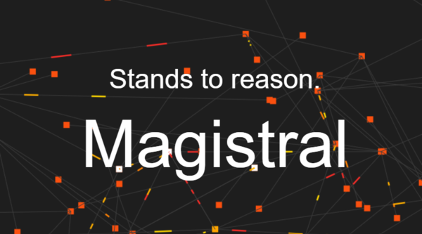 미스트랄AI가 선보인 첫 추론형 대형언어모델(LLM) ‘매지스트랄’. /미스트랄AI 홈페이지