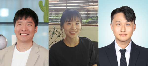 (왼쪽부터) 유재준 UNIST 교수, 김은진 연구원, 김현진 연구원. /UNIST