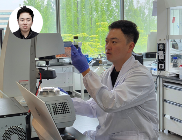 (왼쪽부터) 스티브 박 KAIST 교수, 박규순 KAIST 박사과정(육군 소령). /KAIST