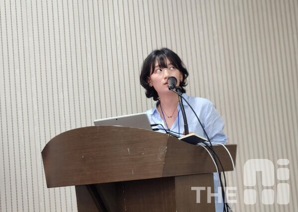 UNIST 인공지능대학원 석박사 통합과정 김민경 연구원은 한국도로공사와 협력해 교통 CCTV 영상 분석 및 질의응답 생성형 AI 개발을 진행하고 있다고 밝혔다. /김동원 기자