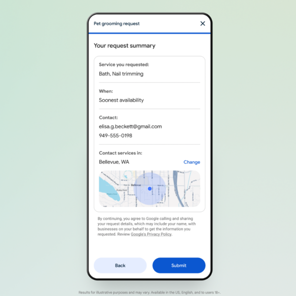 구글의 AI 전화 기능. /구글