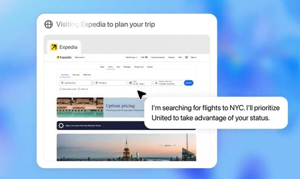 오픈AI가 범용 AI 에이전트 ‘챗GPT 에이전트’를 선보였다. 사진은 서비스 사용 예시. /유튜브 캡처