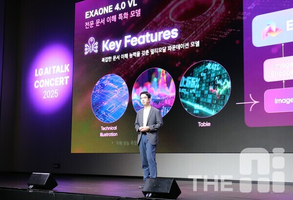 이홍락 LG AI연구원 공동원장은 “오늘 선보이는 비전-언어 모델 엑사원 4.0 VL은 탁월한 이미지 이해 능력을 가진 멀티모달 파운데이션 모델”이라고 소개했다. /김동원 기자