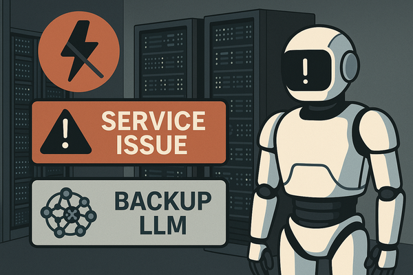 사용하던 LLM이 고장났을 떄 조치할 수 있는 기술이 출현하고 있다. /일러스트=챗GPT 달리