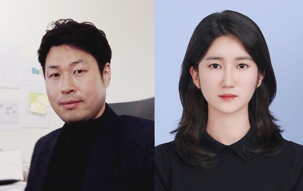 (왼쪽부터 )장성연 UNIST 교수, 백정예 연구원. /UNIST