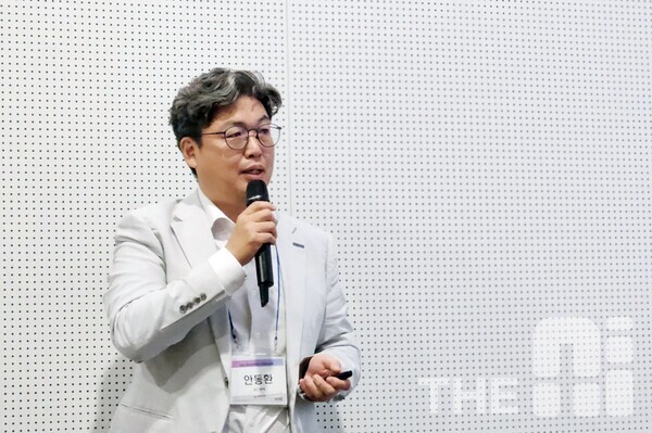 안동환 어드밴텍 부사장은 입고부터 출하까지 제조 전 공정에 AI를 도입할 수 있는 구체적 방안을 제시했다. /김동원 기자