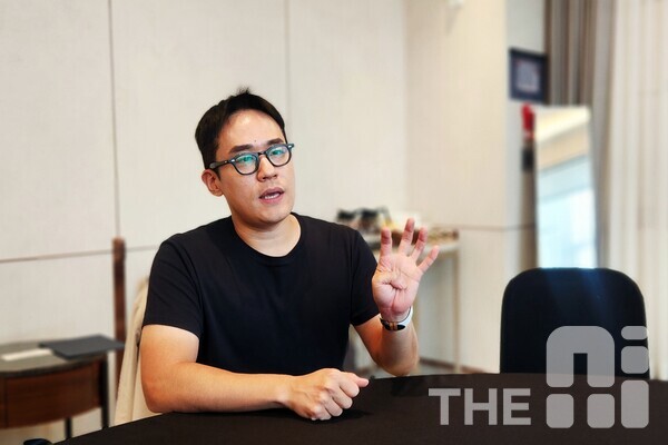 윤성호 마키나락스 대표는 AI를 통한 생산성 혁신이 가장 먼저 나타날 분야로 ‘도면 해석’과 ‘설비 자율 운전’을 꼽았다. /김동원 기자