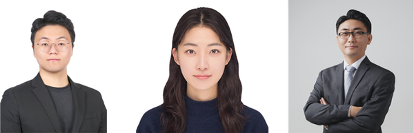 (왼쪽부터) 이진서 KAIST 박사과정, 김호빈 연구원, 강민석 KAIST 교수. /KAIST