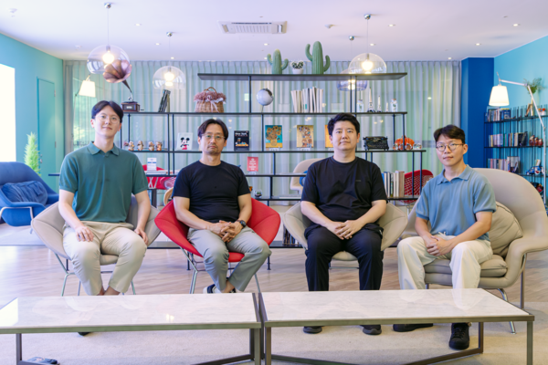 (왼쪽부터) 양상진 UNIST 연구원, 양창덕 UNIST 교수, 민한울 고려대 교수, 김기훈 고려대 연구원. /UNIST