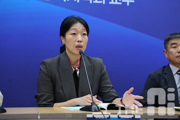 이영선 이화여대 특수교육과 교수는 ‘AI를 어떻게 잘 활용해야 할까’보다는 ‘AI를 왜 사용해야 하는가’에 대한 질문이 먼저 나와야 한다고 강조했다. /구아현 기자