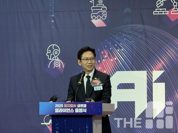 배경훈 과학기술정보통신부 장관은 피지컬AI에 대해 ‘AI를 현실과 잇는 기술’이라고 강조했다. /유덕규 기자