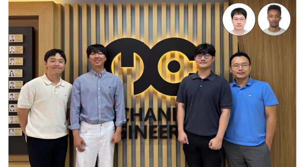 (왼쪽부터)기계공학과 이송호, 박동근, 문현빈 박사과정, 유승화 교수. /KAIST