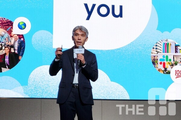 아쓰시 미토 세일즈포스 수석 부사장은 “슬랙은 컨버세이션 인터페이스이자 에이전트 OS로서 세일즈포스의 에이전트포스뿐 아니라 시장에 존재하는 모든 AI 에이전트의 홈이 될 것”이라고 밝혔다. /김동원 기자