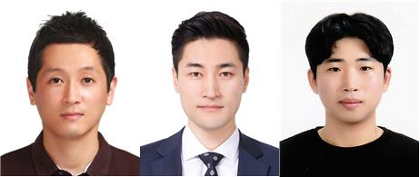 (왼쪽부터) 고려대 KU-KIST 융합대학원 황석원 교수, 한원배 경기대 전자공학부  교수, 한성근 고려대 KU-KIST 융합대학원  박사과정. /고려대