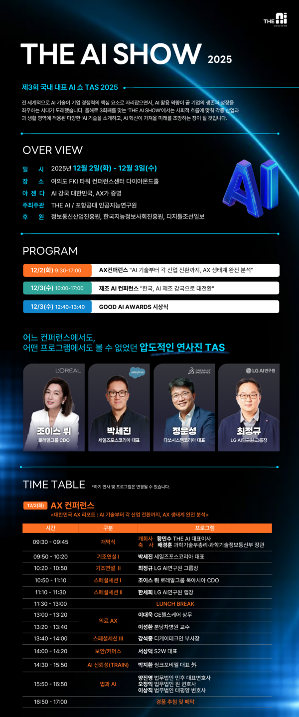 AX 컨퍼런스 포스터. /TAS 사무국