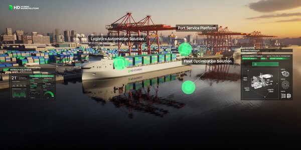 HD현대의 AI 기반 운항 솔루션 ‘오션와이즈’ 이미지 /HD현대