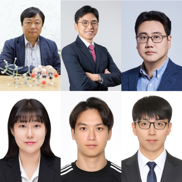 (왼쪽 위부터) 류도현 성균관대  교수, 김현우 KAIST 교수, 허준석 연세대  교수, 서태림 성균관대  연구원, 김동훈 KAIST 연구원, 함신원 성균관대  연구원. /성균관대