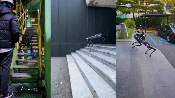 레인보우로보틱스의 4족보행 로봇 RBQ 시리즈가 ‘대한민국 올해의 10대 기계기술’에 선정됐다. /레인보우로보틱스