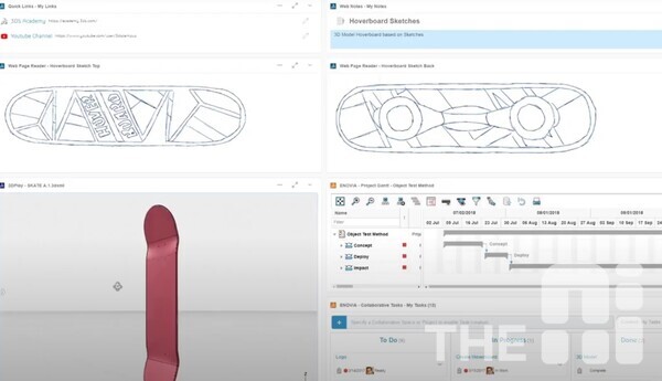 3D익스피리언스 플랫폼을 제조 분야에 활용하는 모습. /다쏘시스템 유튜브 캡처