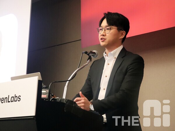 홍상원 일레븐랩스 한국지사장은 “(우리 솔루션을 활용해) 한 드라마 제작사는 10개 언어 더빙 작업을 2주에서 3일로 단축했다”며 “제작 비용은 최대 95% 절감되고, 시간은 90% 단축되는 효과가 있다”고 설명했다. /김동원 기자